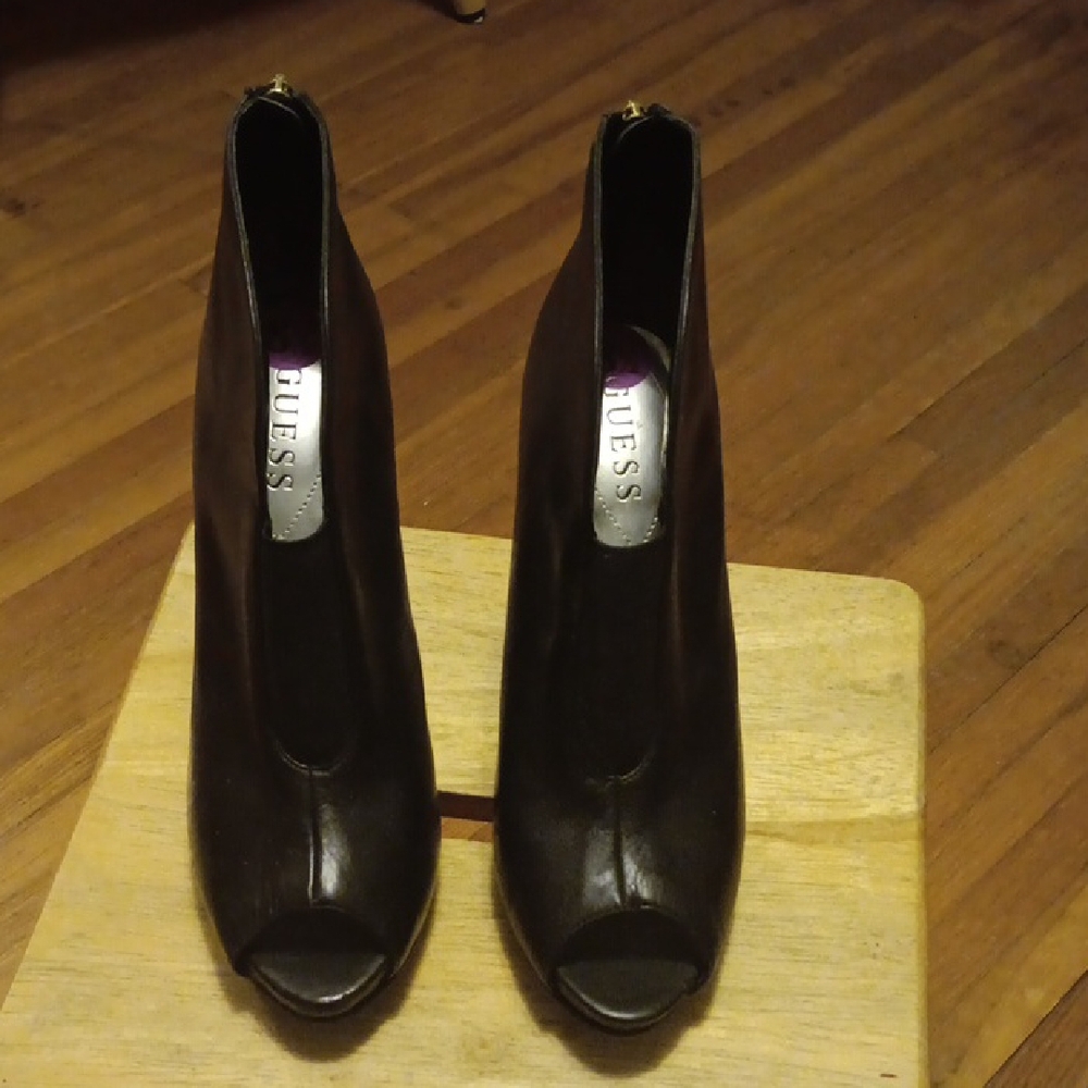 Guess Black Stiletto Heeled Boots